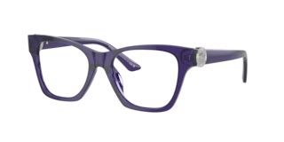 purple Versace frames